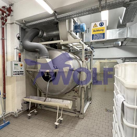 Used Hartzucker-Drageetrommel DUMOULIN - Type G-IDA-750 mit Edelstahltrommel,
