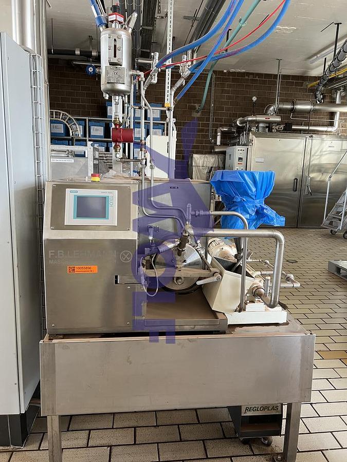 Gebraucht Labor-Kugelmühle LEHMANN - Type FML-2, Baujahr 2011, auf einem Arbeitstisch.