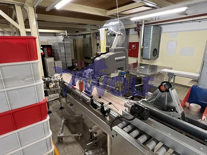 Gebraucht Etikettiermaschine PAGO - Type Pagomat 15/120-E, mit Dreibeinstativ.