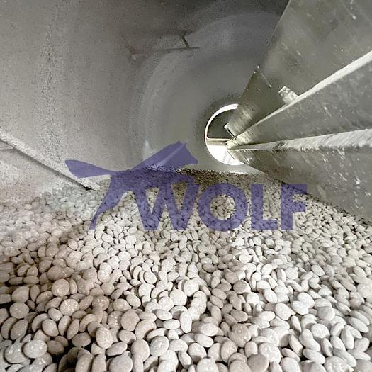 Used Hartzucker-Drageetrommel DUMOULIN - Type G-IDA-750 mit Edelstahltrommel,