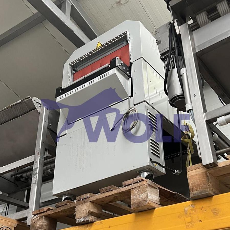 Gebraucht Schrumpftunnel - mit ca. 400 mm Arbeitsbreite.