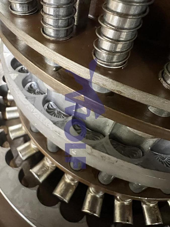 Used embossing insert with cutting ring - suitable for embossing ...