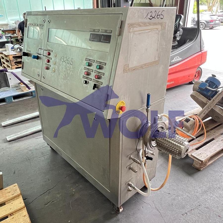 Gebraucht Labor-Druckaufschlagmaschine MONDOMIX - Type UA-15, Baujahr 1989.