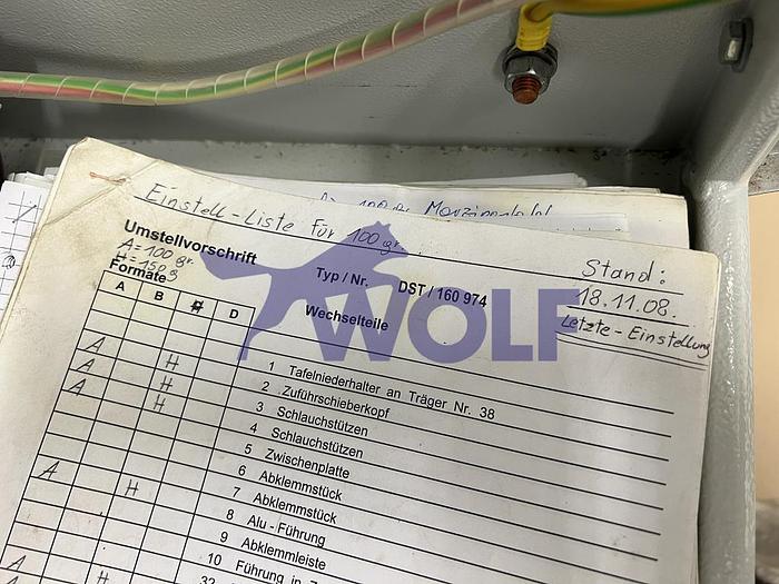 Used SIG - Type DST as a two-station machine.