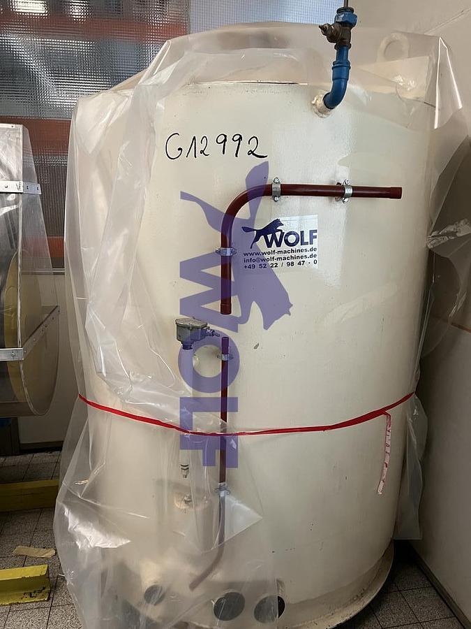 Used Chocolate tank RASCH type VD-30 in mild - VD-30. Capacity approx. 3.000 kg of chocolate.