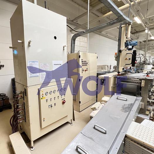 Gebraucht Krokantanlage CHOCOTECH - mit 3 Kochern und Formstrecke, bestehend aus: