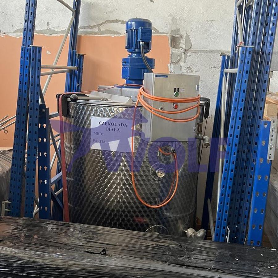 Used Stainless steel agitator vessel "BSA-Schneider" - approx. 000 liter capacity, double-walled.