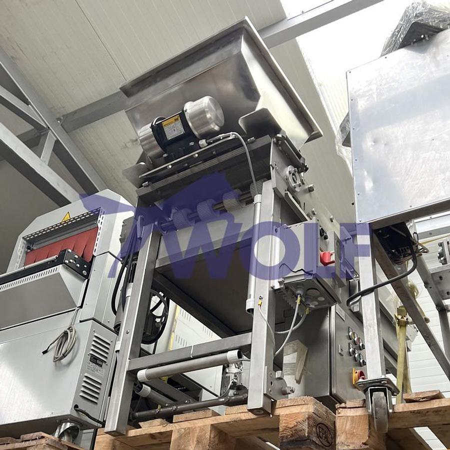 Gebraucht Vibrationsstreuer aus Edelstahl - mit ca. 420 mm Arbeitsbreite.