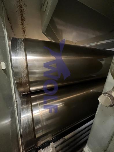 Used Fünfwalzwerk Fabrikat BÜHLER - Type SFL-1300 mit ca. 1300 mm Walzenbreite.