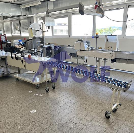 Usado Etikettiermaschine PAGO - Type Pagomat 15/120-E, fahrbar, Baujahr 1999.