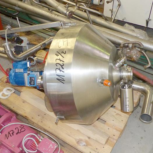 Gebraucht gebr. Edelstahl-Rührwerksbehälter CHROMATECH