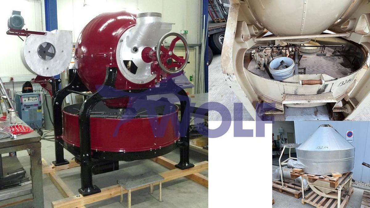 Gebraucht Kugelröster BARTH - Type Sirocco-400, mit Kühlschiff.