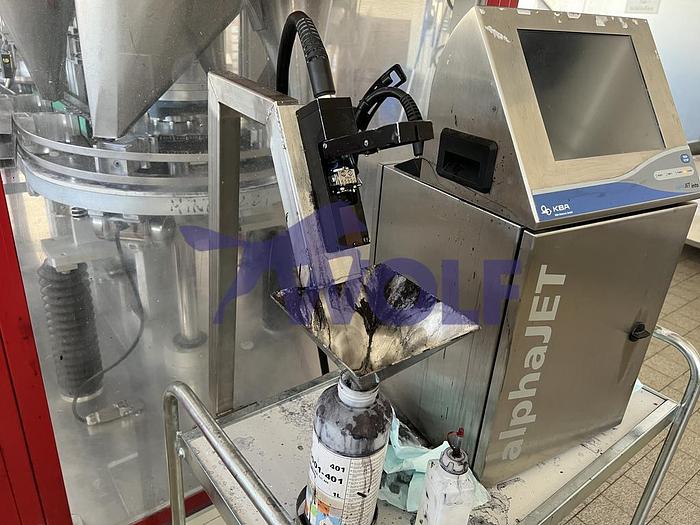 Gebraucht Tintenstrahldruckgerät KBA-METRONIC - Type alphaJet into, fahrbar, Baujahr 2016.