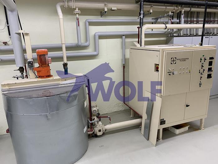 Used Chocolate tank with stirrer - with capacity of approx. 1.000 kg.