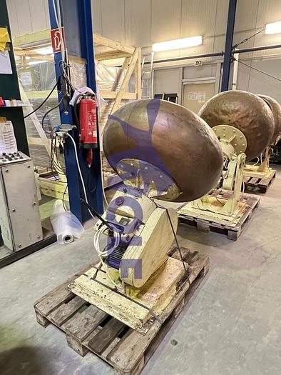 Usado Kupfer-Drageemaschine WALTER BRUCKS - Type Modell 8 mit ca. 100 kg Kupferkessel.