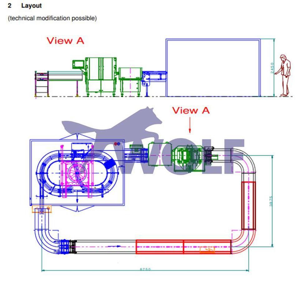 Gebraucht One-Shot Knobel Produktionsanlage - Kapazität 3 Formen / min bei Formen: 380 x 295 mm