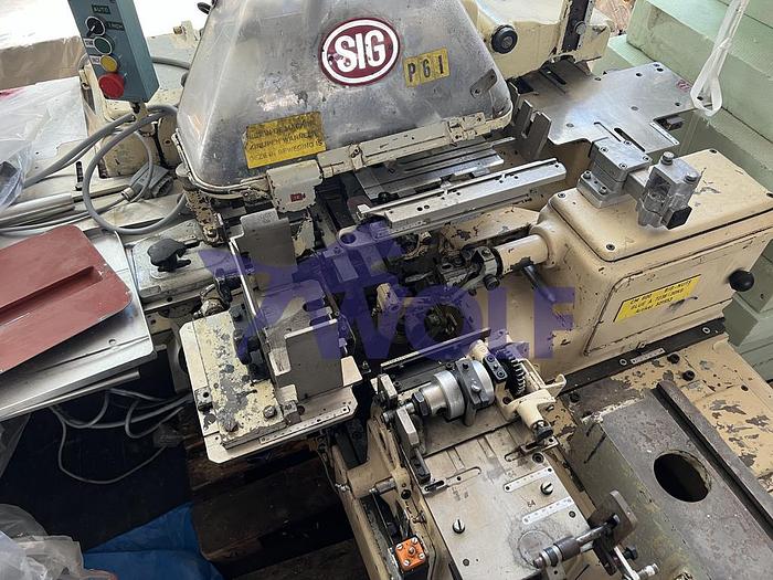 Used Bar packing machine make SIG - type CK for two packing materials.