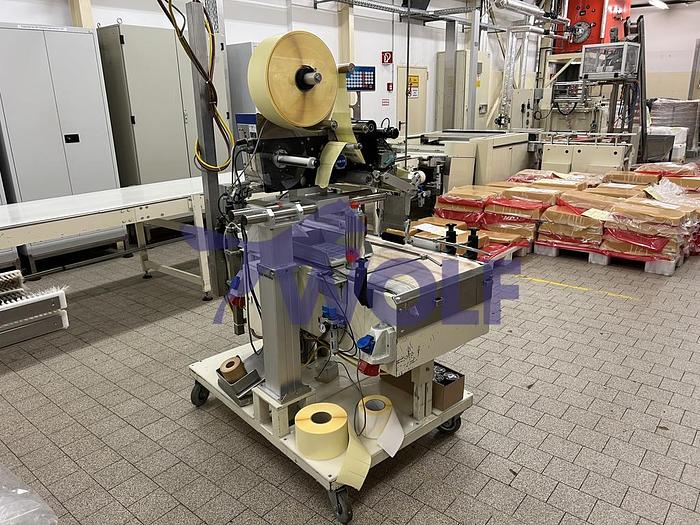 Used Etikettiermaschine ZETES AUTO ID System - Type MD-15-4/R. Baujahr 2019.