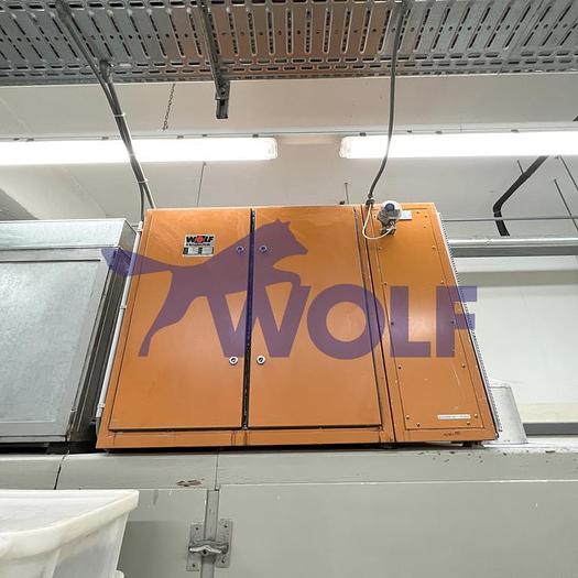 Used Hartzucker-Drageetrommel DUMOULIN - Type G-IDA-750 mit Edelstahltrommel,