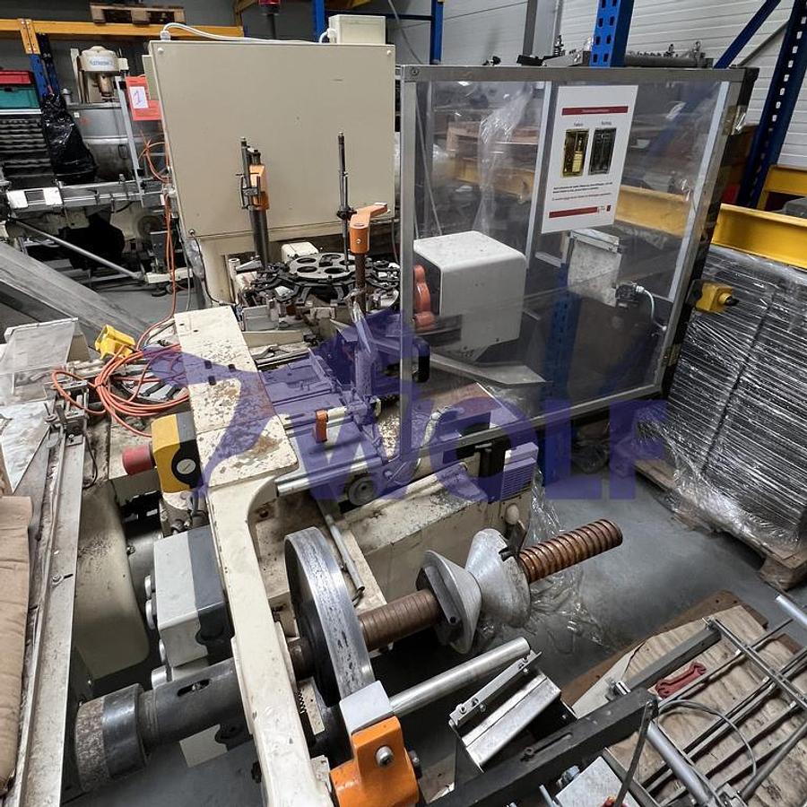 Gebraucht Stannioliermaschine RASCH - Type RU-D, mit Doppeldrehstation.