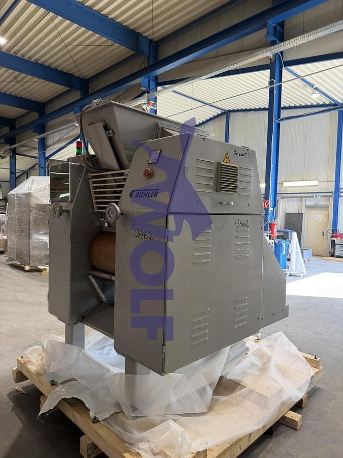 Used two-roll refiner BÜHLER - Type SZAN-500, with a 500 mm working width.
