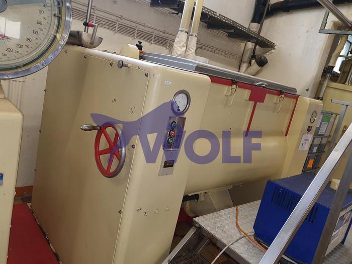 Used Second-hand twin-shaft ejection mixing kneader - BEETZ type MK-2/500.
