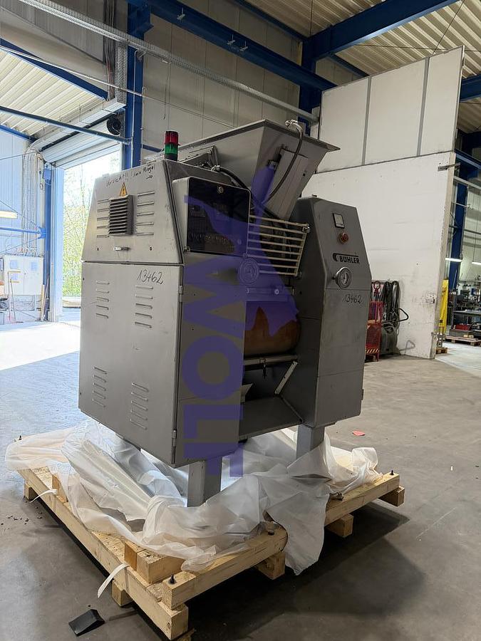 Gebraucht Zweiwalzwerk BÜHLER - Type SZAN-500, mit 500 mm Arbeitsbreite.