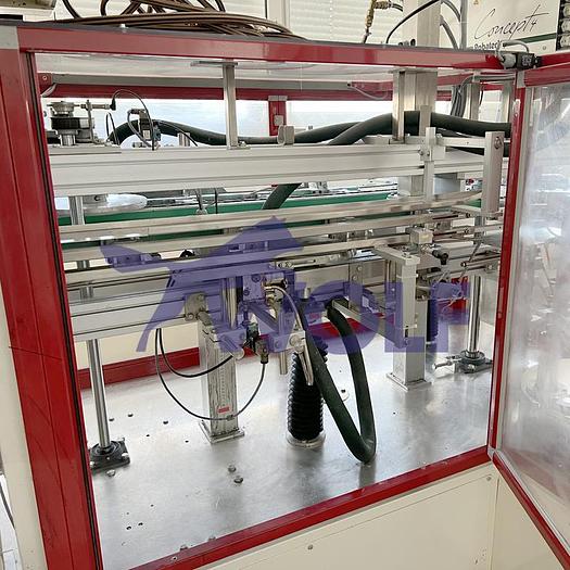 Used Kartoniermaschine MPT MINGOZZI - Type 1001, für kleine Kartons, Baujahr 2000.