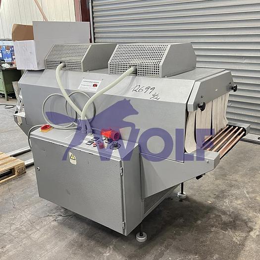 Used Schrumpfpackanlage HUGO BECK - Type Flexo-400-S mit HV-601-HPLS, Baujahr 1997.