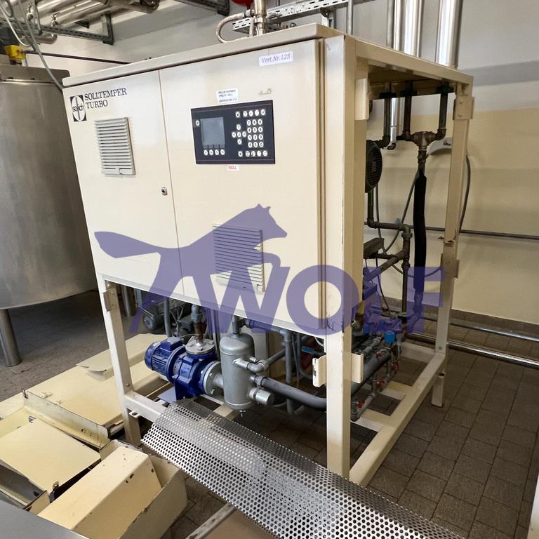 Gebraucht Scheiben-Temperiermaschine SOLLICH - Type MSV-1000-A3 für ca. 1.000 kg pro Stunde.