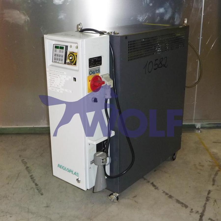 Gebraucht Temperiergerät REGLOPLAS für Thermo-Öl - Type 250/12FM30/0/RT40 bis ca. 250°Celsius.
