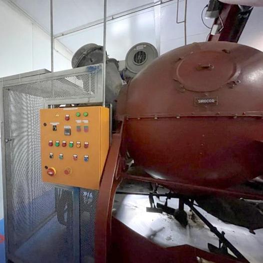 Gebraucht Kugelröster Fabrikat BARTH Type Sirocco-300 mit Kühlschiff.