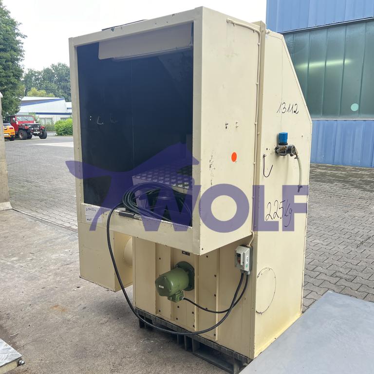 Used Make-up booth with turntable