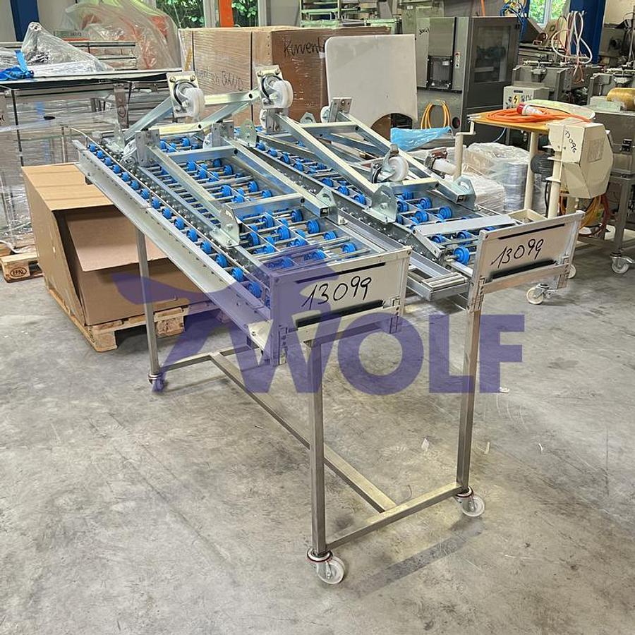 Gebraucht Karton-Rollenband - mit zwei Rollenbahnen.