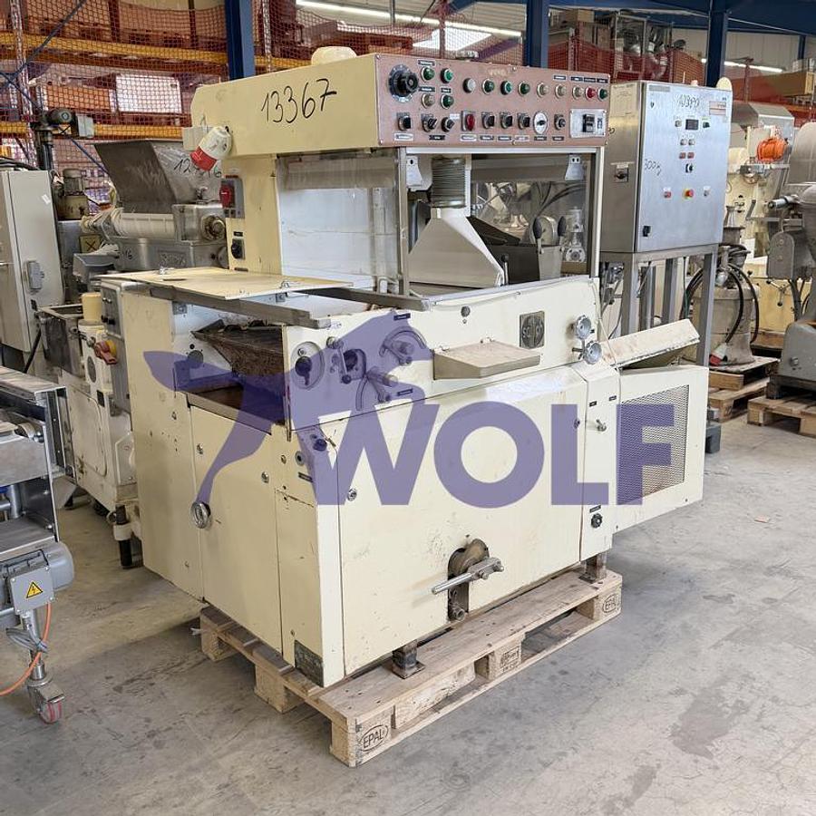 Gebraucht Überziehmaschine SOLLICH - Type TS-420 mit Frigen-Kälteanlage.