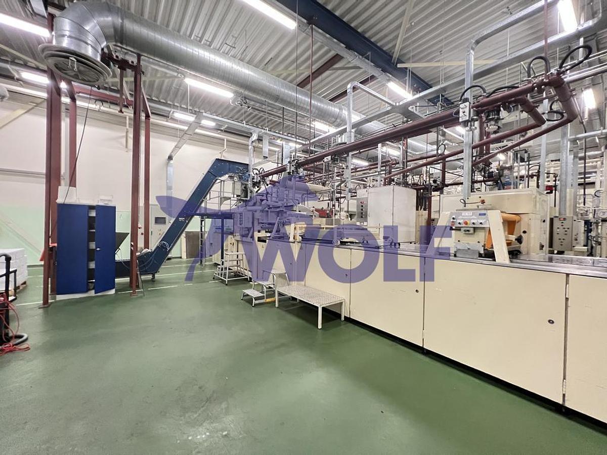 Gebraucht Eintafelanlage für Tafeln WESTBROOK - für Formen 800 x 210 mm, Formen 9 x 100 gr. Tafel