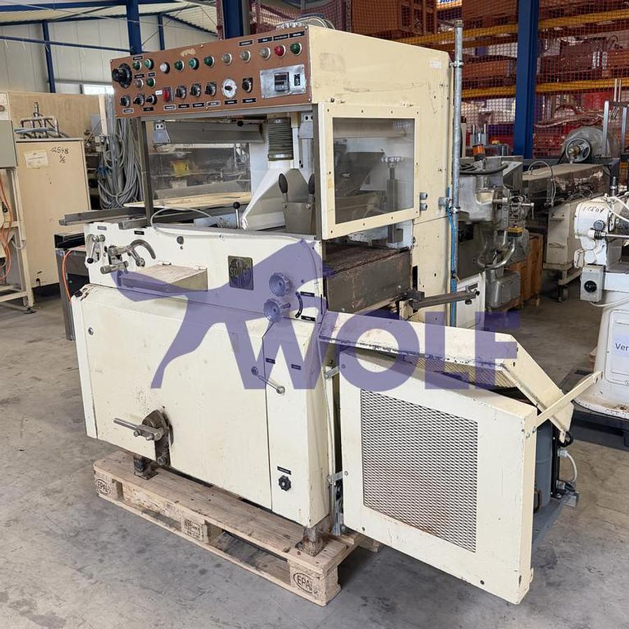 Gebraucht Überziehmaschine SOLLICH - Type TS-420 mit Frigen-Kälteanlage.