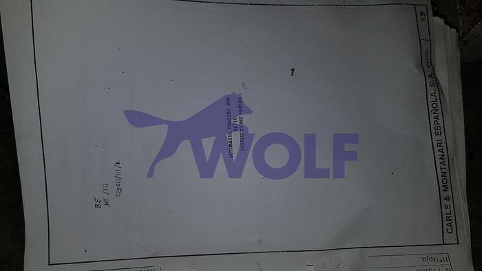 Used Dragee production system CARLE & MONTANARI, - Spain series 13 type BE 10, net capacity 1000 kg.