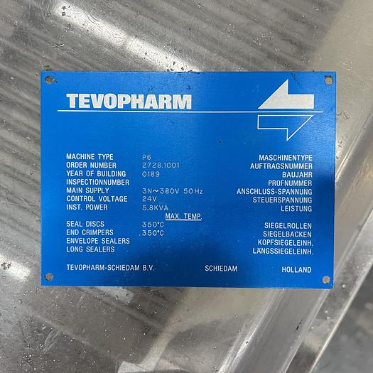 Gebraucht Schlauchbeutelpackmaschine TEVOPHARM