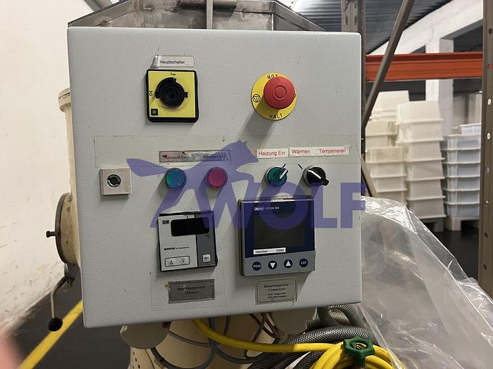 Used Behälter-Temperiermaschine KREUTER - Type TM-100 mit ca. 100 kg Inhalt.