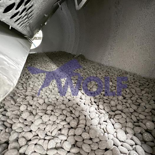 Used Hartzucker-Drageetrommel DUMOULIN - Type G-IDA-750 mit Edelstahltrommel,