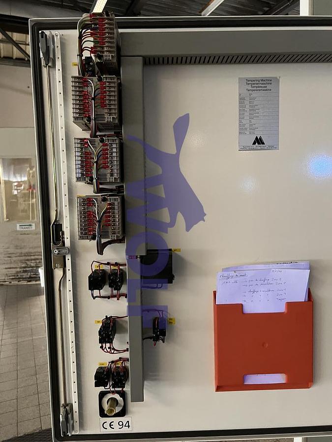 Used Scheibentemper AASTED - Type ATM-500, mit SPS-Steuerung