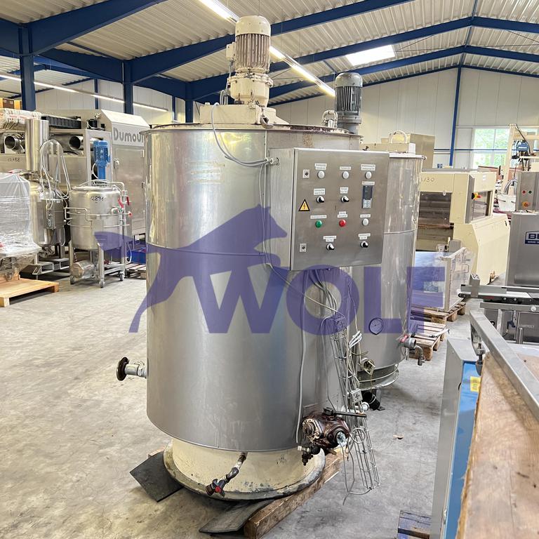 Used used. Chocolate tank SOLLICH - with capacity approx. 1.000 kg.