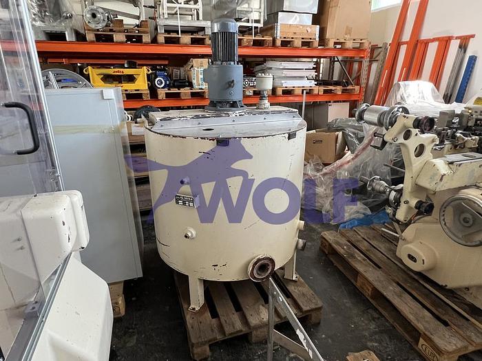 Used Agitator tank VANA - type SRB-300 with approx. 300 kg capacity, year of manufacture 1985.