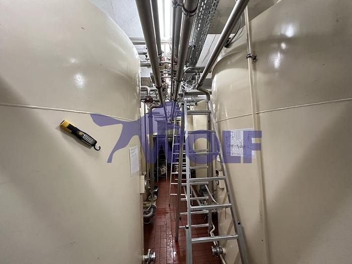 Used Stahl-Rührwerksbehälter THOUET - Type RW-15.000 kg, Baujahr 1985.