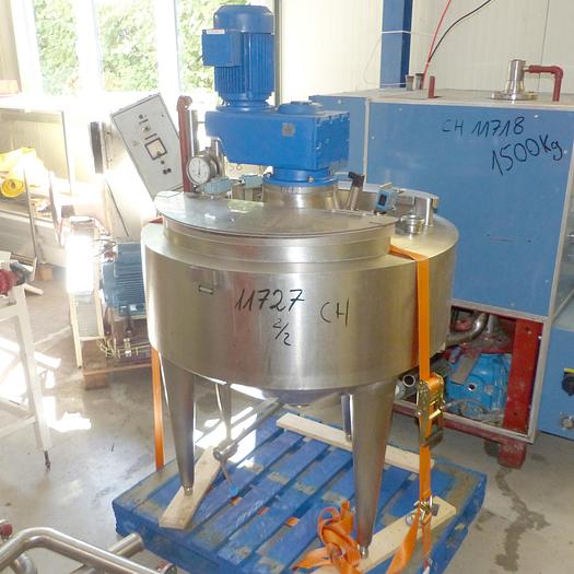 Gebraucht gebr. Edelstahl-Rührwerksbehälter CHROMATECH