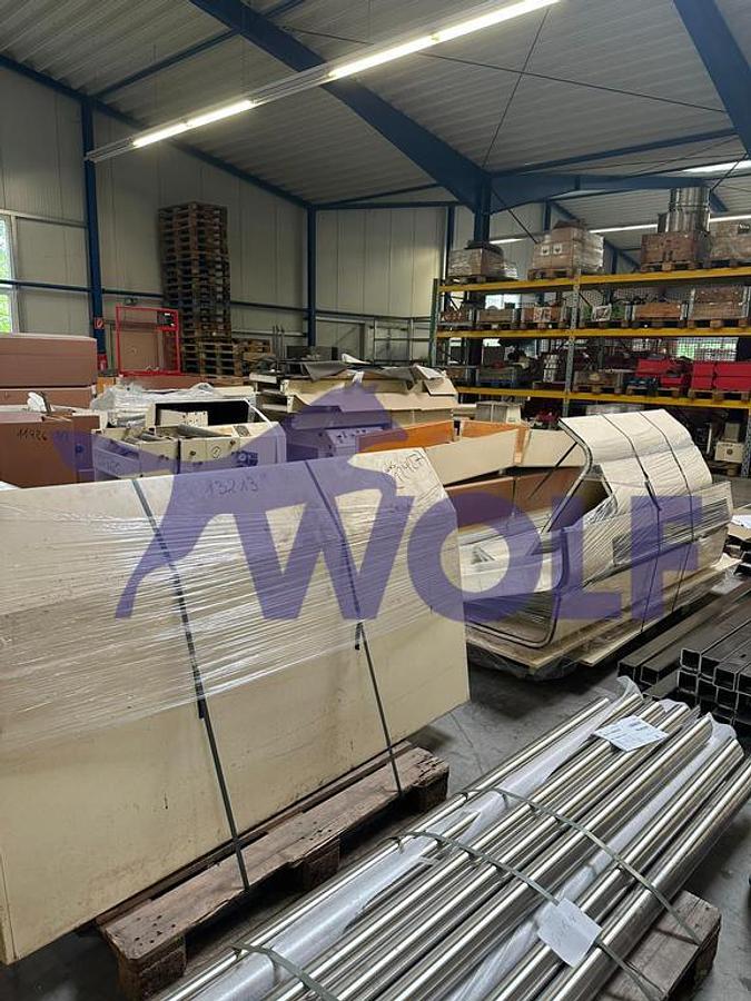 Used Remaining parts (hoods) WOLF - for cooling channel WK-620 of position G12427.