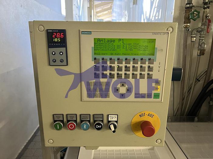 Used Used. Depositing line for blocks BINDLER - Type CRB-425, year of construction 1999.