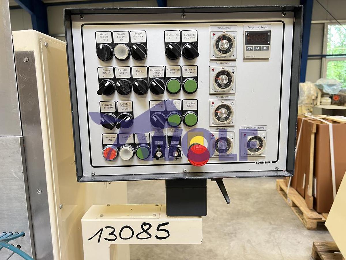 Gebraucht Strang-Extruder HOPPE - Type KBF-280 für 5 Massestränge je ca. 10 mm.