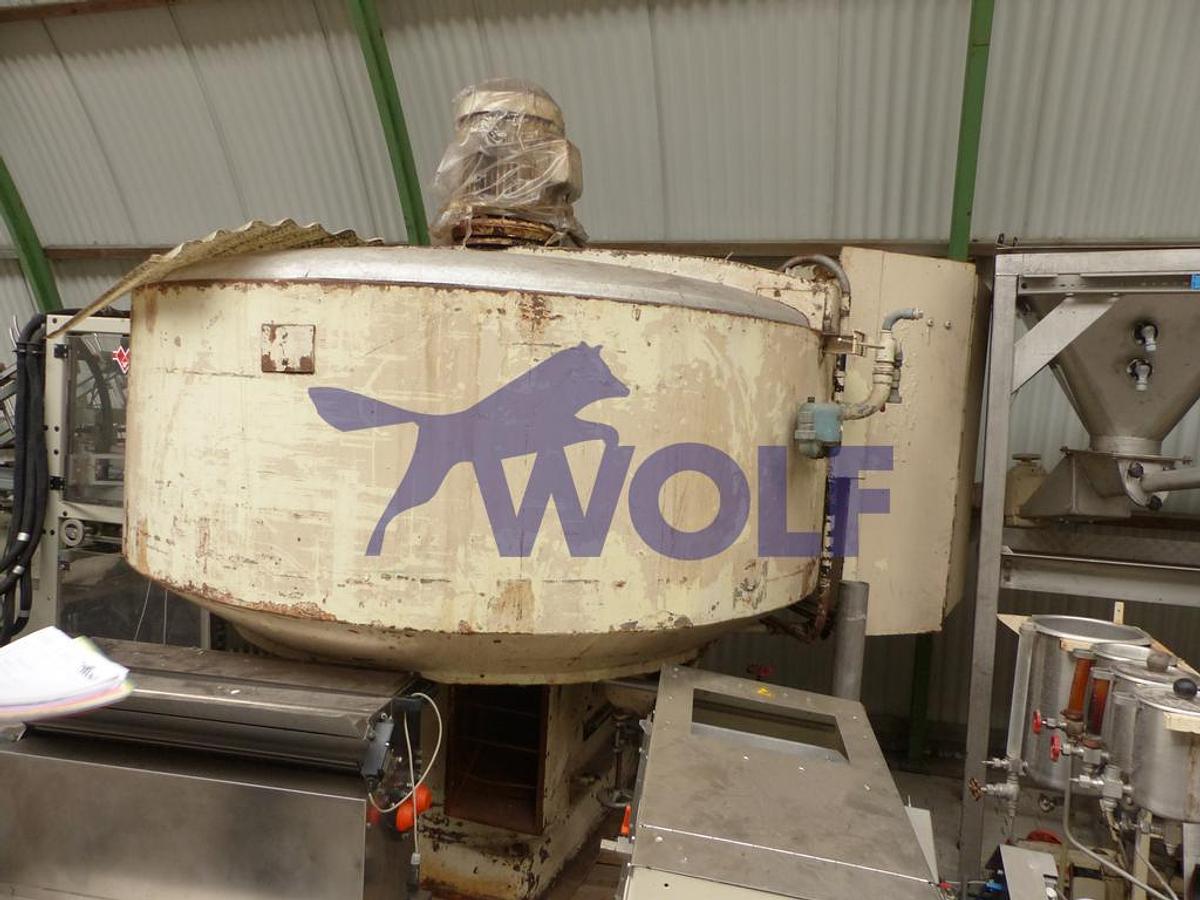 Used PETZHOLDT round conche - Type PVW-1000 for approx. 1,000 kg.